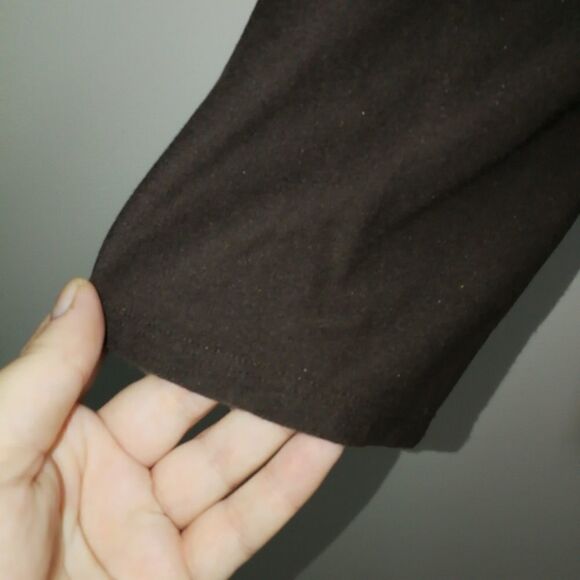 Eileen FISCHER Dark Chocolate LagenlookZipper Front Long Cardigan / Blazer Small - Picture 4 of 13